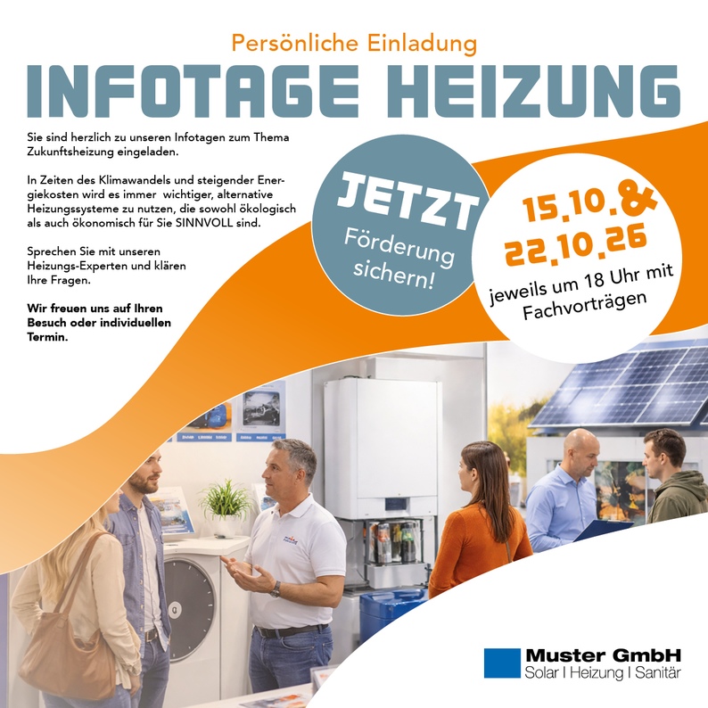 Heizung Infotage